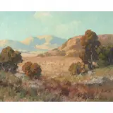 Maurice Braun, Landscape, oil on canvas