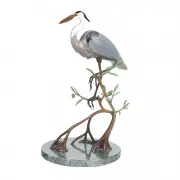 Bill Hunt, Mangrove Monarch, 1994, bronze
