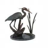 Bill Hunt, Great Blue Heron, 1984, bronze