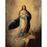 Bartolomé Esteban Murillo, Virgin Mary, oil on canvas