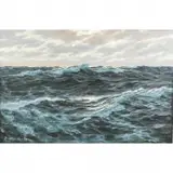 Patrick von Kalckreuth, Turbulent Seascape