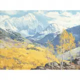 James Emery Greer, Capitol Peak near Aspen, CO, oil on canvas
