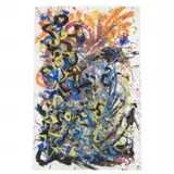 Hendrik Grise, Abstract Composition, mixed media on paper