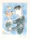 Marc Chagall, Day Break, lithograph