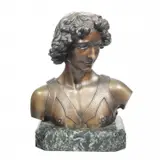 Andrea del Verrocchio, Bust of David, bronze