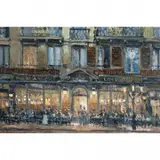 Alan Maley, Cafe, 1970, oil on canvas