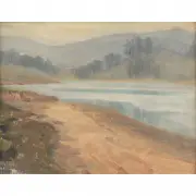 Seldon Conner Gile, Old Belvedere Lagoon, oil on canvas