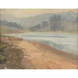Seldon Conner Gile, Old Belvedere Lagoon, oil on canvas