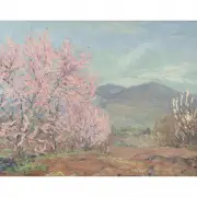 Alfred Ray Burrell, Springtime, oil on canvas