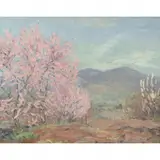Alfred Ray Burrell, Springtime, oil on canvas