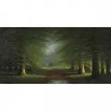 Harvey Joiner, The Road Through the Beeches, oil on board