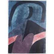 Moonbow by Carol Summers, woodcut, sold Aug 2023
