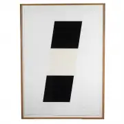 Ellsworth Kelly, Black White Black, (A. 63, G. 232), 1970, lithograph