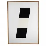 Ellsworth Kelly, Black White Black, (A. 63, G. 232)