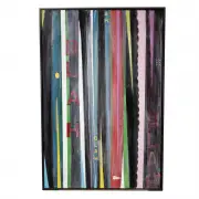 Blah by Mel Bochner, oil on canvas, sold Sep 2023