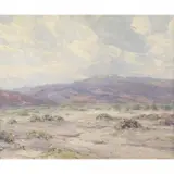 Frank Swift Chase, Afternoon Glow, Palm Springs, CA, oil on canvas