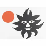 Alexander Calder, Lune Rouge et Soleil Noir (Red Moon and Black Sun), color lithograph