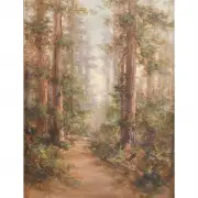 Charles Henry Harmon, Redwood Trees, oil on canvas