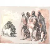 Mujeres de Mexico (Women of Mexico), 1973, Mexican Masters Suite by Francisco Zúñiga, original lithograph, sold Nov 2023