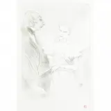 Brandes et Leloir, Dans Cabotins by Henri de Toulouse-Lautrec, original lithograph, sold Nov 2023