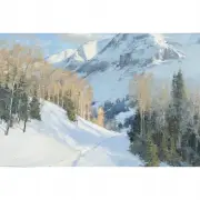 Skip Whitcomb, Trail Into The Back Country, oil on linen