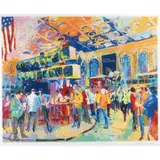 The American Stock Exchange by LeRoy Neiman, serigraph, sold Dec 2023