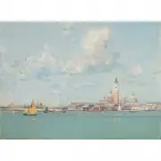 Oliver Dennett Grover, San Giorgio Maggiore, Italy, 1923, oil on board