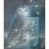 Susan Boulet, Dreamscape Owl, oil