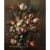 Adrien Joseph Verhoeven-Ball, Still Life with Snail, oil on canvas