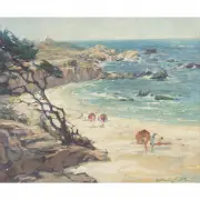 Hallie Champlin Fenton, Beach Day, 1933, oil on canvas