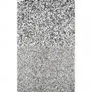 Tauba Auerbach, 50/50 Zoom in Zoom Out, 2008, color aquatint