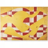 Caio Fonseca, Seven String with Yellow and Red, 2001, color aquatint