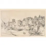 James Whistler, The Adam and Eve, Old Chelsea, etching and drypoint