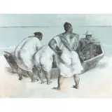 Francisco Zúñiga, Mujeres Frente al Mar, 1977, lithograph