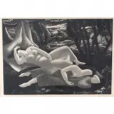 Doel Reed, Resting Women, 1940, aquatint on paper