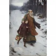 George Sheridan Knowles, Good King Wencelas, 1898, oil on canvas