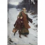 George Sheridan Knowles, Good King Wencelas, 1898, oil on canvas