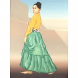 Rc Gorman, La Rosa, 1984, original lithograph