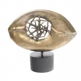 Roger Gerster, LOeil (The Eye), bronze on wood