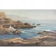 John Anthony Conner, Three Arch Bay, Laguna Beach, CA, oil on canvas
