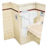 Marianne Boers, Untitled (Bathroom Scene), 1972, oil on canvas