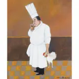 Guy Buffet, Chef, oil on canvas