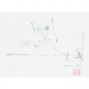 John Lennon, Free as A Bird, 1995, from the series This is My Story Both Humble and True, serigraph