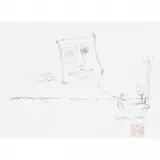 John Lennon, Free as A Bird, 1995, from the series This is My Story Both Humble and True, serigraph