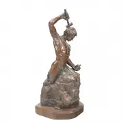 Bobbie Carlyle, Self Made Man, 1989, bronze