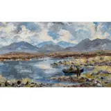 Fergus O'Ryan, Near Ballynahinch, Connemara, oil on board