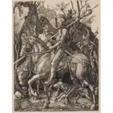 Durer, Knight, Death, and The Devil, 1513, engraving