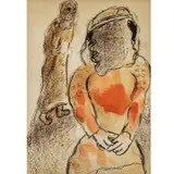 Marc Chagall, Dessins Pour La Bible: Tamar Belle-Fille de Juda
