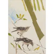 Viola Frey, Two Birds, oil on canvas