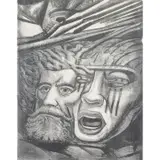 David A. Sigueiros, Muerte al Invasor, (Death to the Invader), lithograph